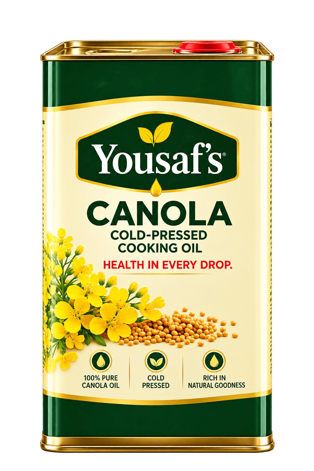 Yousaf's Canola Oil (Cold Press) 25 KG pack