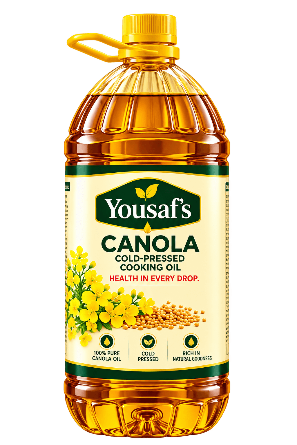Yousaf's Canola Oil (Cold Press) 5 KG pack